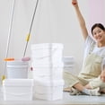 thumbnail image 7 of Tstorage 4 Packs Plastic Bucket with Airtight Lid, Food Storage Bucket, White, 3 Gallon, 7 of 7