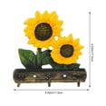 thumbnail image 3 of EeaseMX 1 percha de pared con diseño de girasol, estilo vintage, para el hogar, 3 of 7