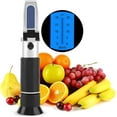 thumbnail image 1 of Refractómetro de azúcar Brix Refractómetro portátil de rango 0 ~ 32% utilizado para medir el nivel de azúcar para vino, bebida de jugo de mermelada de miel, 1 of 5