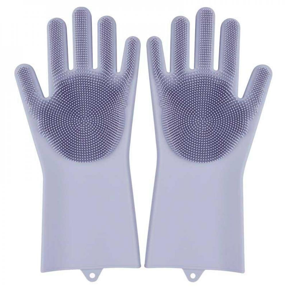 Details about   Dishwashing Cleaning Gloves Magic Silico Gray color Dishwashing Cleaning Gloves 