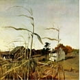 thumbnail image 2 of Art.com Autumn Cornfield,October 1, 1950 Stretched Canvas Print Wall Art by Andrew Wyeth, 16" x 16", 2 of 4