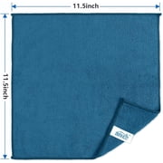 Dust-Off Compressed Air Duster 10oz 4-Pack + Microfiber Cloth – Canned Air Cleaner for Keyboard, PC, Laptop, Electronics Dust Remover