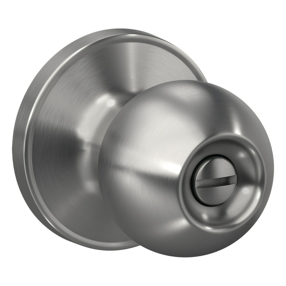 First Secure by Schlage Rigsby Bedroom and Bathroom Privacy Door Knob