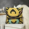 thumbnail image 2 of YINGXI Throw Pillow Covers Ethnic Pillow Cases Black and Yellow Decorative Cushion Covers for Sofa Couch 24x24in, 2 of 5