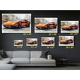 thumbnail image 5 of Classic Orange Lamborghini Countach Canvas Art - Retro Cityscape Wall Decor - High-Quality Automotive Artwork - Handcrafted Car Enthusiast Print - Available in Multiple Sizes, 5 of 7