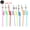 straw, variant on Panda Birthday Party Supplies Panda Disposable Dinnerware Set with Panda Paper Plates Cups Napkins Straws Banner for Panda Party