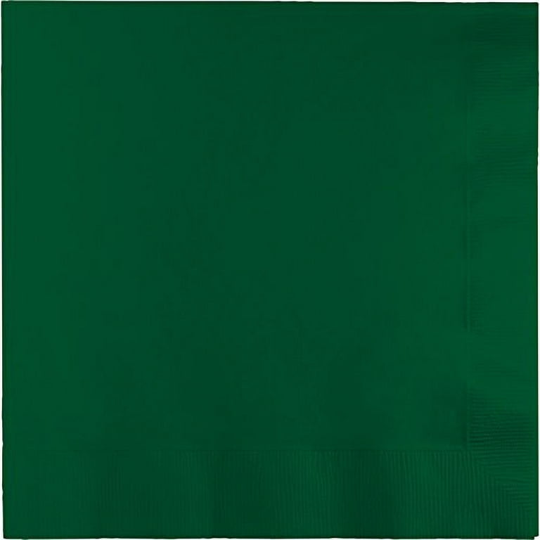 Emerald Green 3-Ply Dinner Napkins, Paper - Creative Converting 59112B -  250/Case