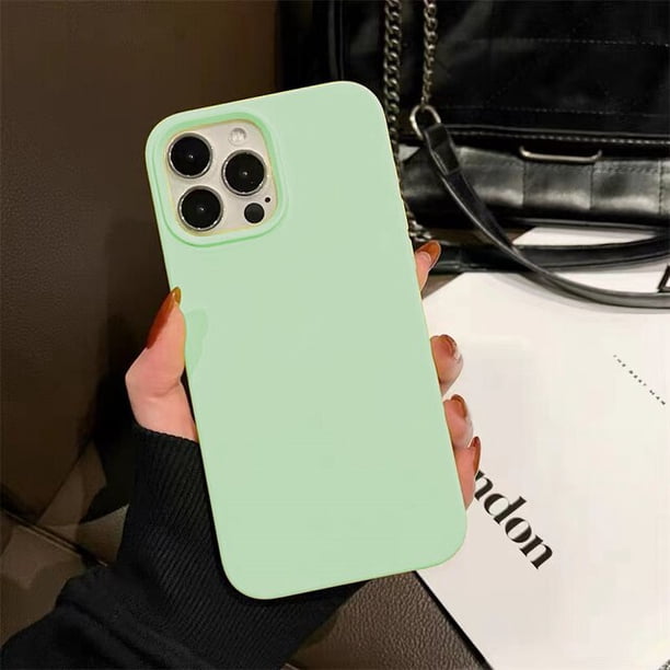 Funda de silicona con logotipo oficial Original para iPhone 12 14 13 11 Pro Max fundas para Apple iPhone XR 7 8 Plus 14 XS Max funda completa Dengxun unisex