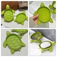 thumbnail image 6 of FENGGUIQU 5-Pack Multi-Functional Turtle Soap Holder Tray in Green with Self-Draining Design for Bathroom Use, 6 of 7