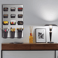 thumbnail image 3 of Pegboard Bins Peg Board Cups with Hooks & Loops 24 Pack,Assortment Organizer Accessory,Tools Storage Arrange System Kit,black, 3 of 7