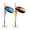 Blue and Gold Red, variant on Youthyao High-Visibility Rotating Metal Spinner Lures, Corrosion-Resistant Design & Multicolor Options for Enhanced Fishing