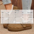 thumbnail image 3 of Women’s Fuzzy Lined Platform Mary Jane Shoes, Round Toe Suede Winter Warm Loafers, Adjustable Buckle Strap Non‑Slip Chunky Sole Cozy Slip‑On Shoes, 3 of 6