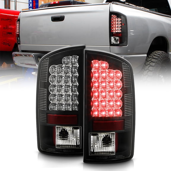 Black 2007-2008 Dodge Ram 1500 /09 Ram 2500 3500 Lumiled LED Tail Lights