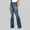 Blue womens pants, variant on up to 60% off Gifts Usmixi Womens Vintage Button High Waist Jeans Casual Solid Lightweight Stretchy Denim Long Pants Going out Party Fashion Flared Trousers with Pocket Blue XXXL