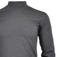 thumbnail image 2 of RAGMAN Suéter Cuello Levantado Hombre - Manga Larga Básico Cuello Levantado Regular, Jersey Sencillo, Color Sólido Gris oscuro S (Small), 2 of 3