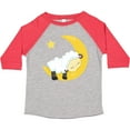 thumbnail image 3 of Inktastic Cute Sheep, Sleeping Sheep, Moon, Stars, Sleepy Boys or Girls Toddler T-Shirt, 3 of 5