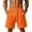 01# Orange, variant on HKYNLAG Men's Baggy Sweat Shorts Cotton Fleece Athletic Shorts Casual Workout Gym Lounge Shorts for Mens with Pockets Black 3XL