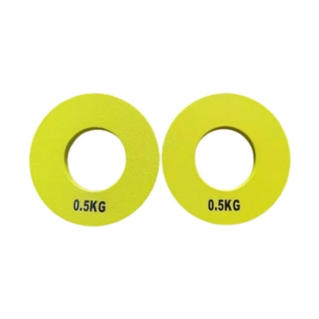 2 piezas de placas fraccionarias de fitness, contrapesos, piezas portátiles, repuesto DIY 05 kilogramos