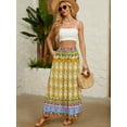 thumbnail image 3 of Bsubseach Ethnic Pattern Long Dress for Women Boho Casual Skirts with Pockets, 3 of 7