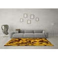 thumbnail image 3 of Ahgly Company Indoor Rectangle Oriental Yellow Modern Area Rugs, 4' x 6', 3 of 4