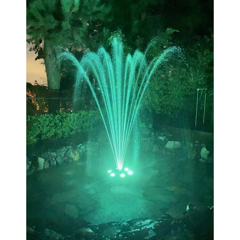 Accessori Stagno Ecologici Con LED RGB - Pompa Galleggiante Per Stagni E Giardino, 200L/h, 60cm Altezza Pompa Fontana Solare - Foto 9