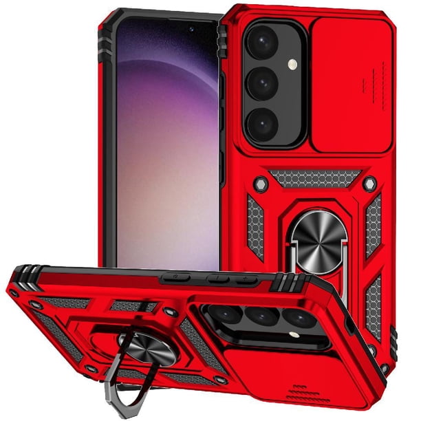 Estuche GANGXUN para Samsung Galaxy S24 Plus, soporte giratorio 360°, estilo mecánico y magnético