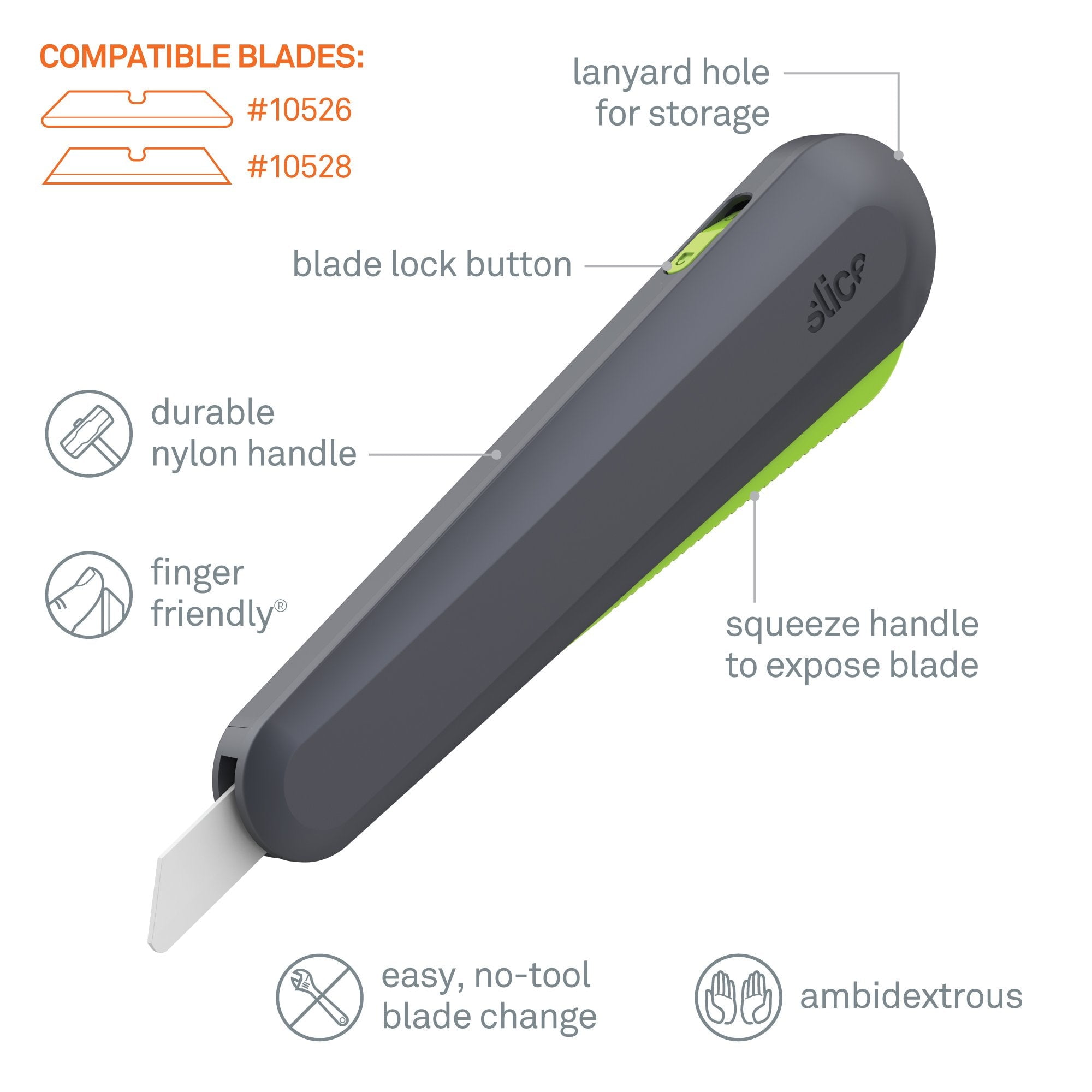 Slice Auto-Retractable Utility Knife