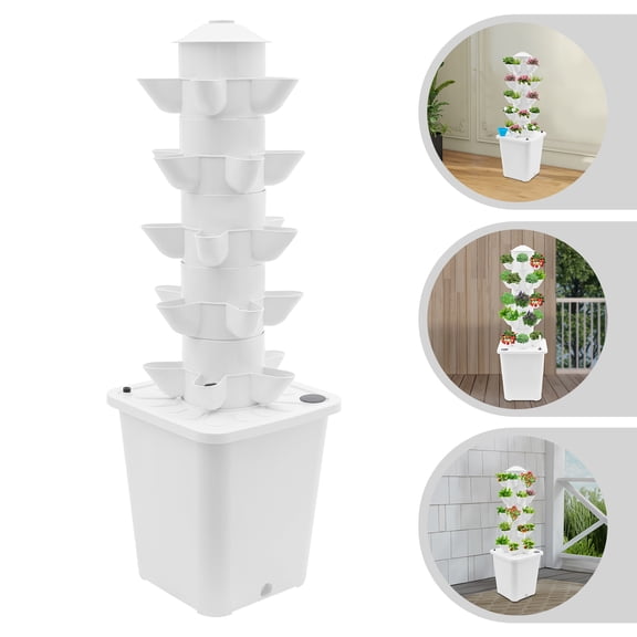5 Tiers Hydroponic Growing Kit 25-Pod Hydroponic Mechanism Home Gardening Mechanism for Homes, Offices