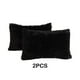 thumbnail image 5 of Bearachild Funda de almohada hipoalergénica de poliéster, 2 uds., para dormir sin alergias, funda de cojín suave y cómoda Juegos de cama negro, 5 of 6