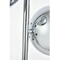 thumbnail image 4 of Living District LD6155C Eclipse 2 Light Table Lamp with Clear Glass, Chrome, 4 of 4