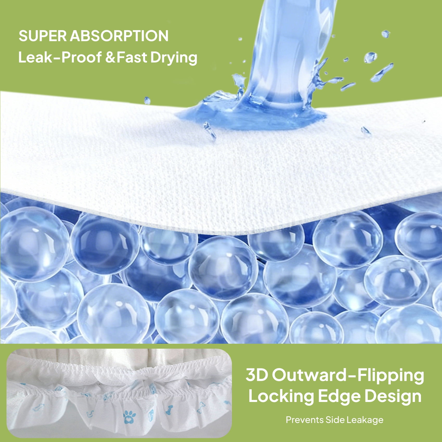X9 Pet diapers (male)