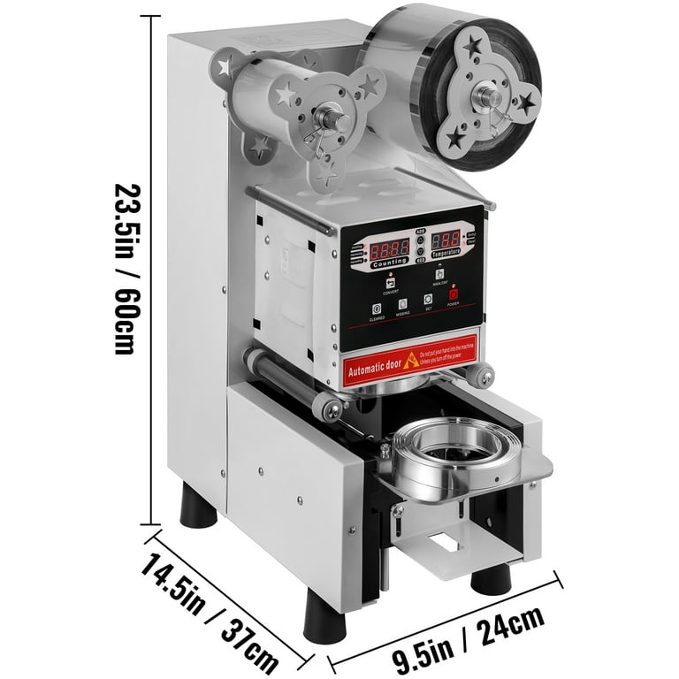  Boba Tea Cup Sealer Machine Fully Automatic Plastic