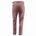 thumbnail image 5 of HBDesign Mens Herringbone Cotton Blend Dress Pants Slim Fit Cuffed Fall Winter Trousers, 5 of 7