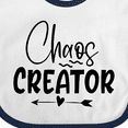 thumbnail image 4 of Inktastic Baby Chaos Creator Design with Heart Arrow Boys or Girls Baby Bib, 4 of 4