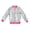 za-Multicolour, variant on AWZXDE Shine Girls Baseball Jacket Soft Loose Fit Outerwear For Fall Casual Wear And School Hot Pink