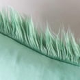 thumbnail image 4 of SZTXJ Set of 2 Faux Fur Cushion Covers Luxury Cushion Covers Soft Decorative Pillow Case Fuzzy Cushion Covers for Bed/Sofa, Green 18 x 18 Inches, 4 of 5