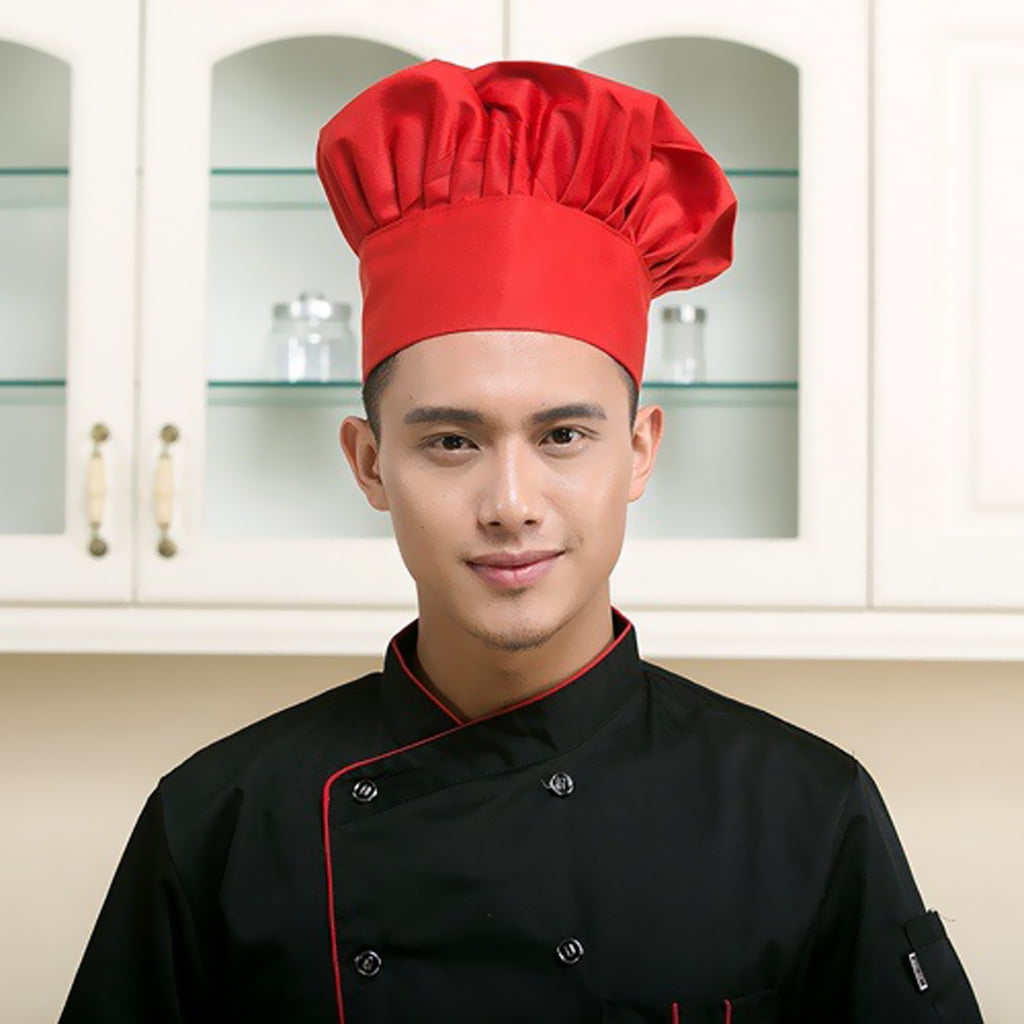 Adult Baker BBQ Kitchen Cooking Hat Chef Hat Elastic Catering Food Favor #7 