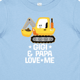 thumbnail image 4 of Inktastic Gigi and Papa Construction Truck Grandson Boys Baby T-Shirt, 4 of 5