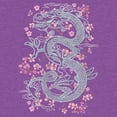 thumbnail image 2 of Girl's Mulan Cherry Blossom Mushu  Graphic Tee Purple Berry Medium, 2 of 4