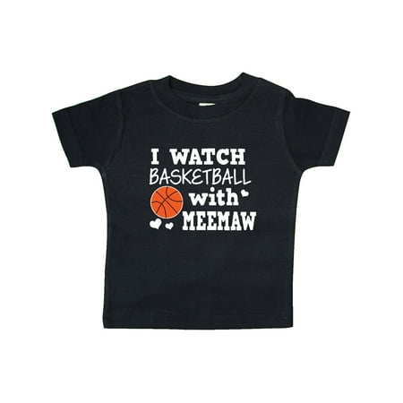 

Inktastic I Watch Basketball with Meemaw Gift Baby Boy T-Shirt