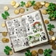 thumbnail image 4 of Juego de 8 sellos transparentes del Día de San Patricio, sellos de silicona con diseño de elfos enanos y trébol de cuatro hojas., 4 of 9