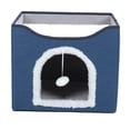 thumbnail image 4 of Foldable Cat Cave Bed,Foldable Cat House Cat  House Warm Cave Cat House Cat Sofa Bed Foldable Microfiber Tent  For Kitten Cats Small Dogs Puppy Small Pets, 4 of 8