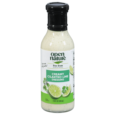 O N Creamy Cilantro Lime Dressing No High Fructose Corn Syrup 11.8 Fl Oz
