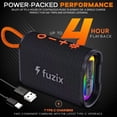 thumbnail image 2 of Aquabeat Mini Portable Waterproof Bluetooth Speaker – Hi-Fi Sound, TWS Stereo, RGB LED Lights, Micro SD Card, USB Disk, FM Radio and Hands-Free Calls, 2 of 7