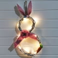 thumbnail image 2 of 1Pcs Easter Wreath LED Front Door Wreaths Easter Decoration, 2 of 8