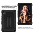 thumbnail image 2 of SOATUTO For Orbic Tab 8 inch Heavy Duty Case with Shoulder Strap Kickstand Soft Silicone Hard Back Hybrid Armor Protective Cover for 8" Orbic Tab 8 5G Verizon / Orbic Tab 8 5G UW 8 inch - Black+Black, 2 of 6