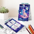 thumbnail image 4 of Netecom Fanciful Foxes Coloring Book Spiral Bound for Adults, A5 Wooden Cover, 30 Whimsical Coloring Pages of Wild Foxes for Stress Relief and Relaxation, 4 of 6