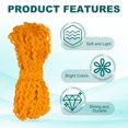 thumbnail image 3 of Uxcell RIC Rac Trim, Wave Bending Fringe Trim Ribbon for Sewing Crafts Orange, 3 of 7