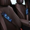 thumbnail image 3 of Renewold Wolf Lightning Blue Car Seat Belt Pads for Men Women Non-slip Breathable Seat Belt Shoulder Strap Cover Universal Fit Most Sedans SUV Truck, 2 Pack, 3 of 6