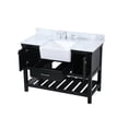 thumbnail image 6 of Elegant Decor Clement 48" MDF Single Bathroom Vanity with Backsplash - Gray, 6 of 6